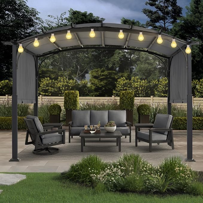 MASTERCANOPY 10x12ft Outdoor Retractable Pergola - Image 7