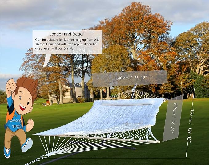 Mesh Hammock, Cotton rope hammocks - Image 2
