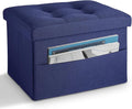 LINMAGCO Storage Ottoman Folding Foot Stool Foot Rest by LINMAGCO