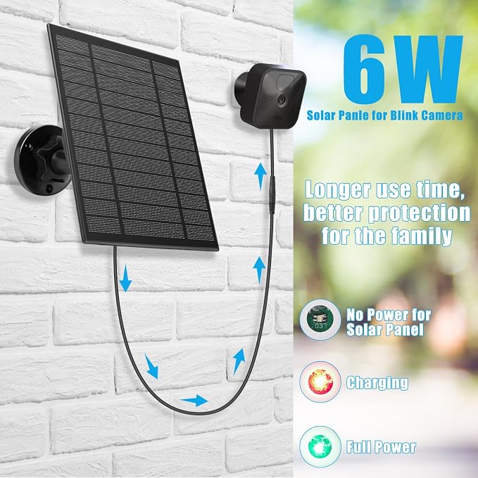 5W Solar Panel Compatible with Blink Outdoor 4/Blink XT/XT2 and Blink Outdoor - Image 3