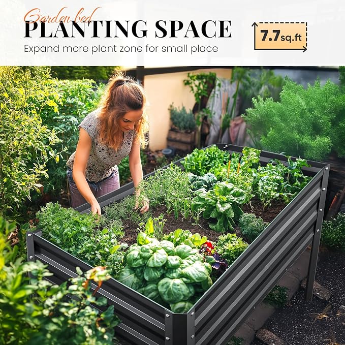 KING BIRD Large Raised Garden Bed - Image 2