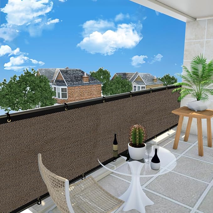 UPGRADE Privacy Screen 3' x 16' Fence Commercial Shade Cover - Image 2