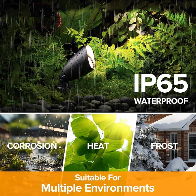 LUTEC 12V Low Voltage Landscape Lighting, Die-cast Aluminum Spot Lights - Image 6