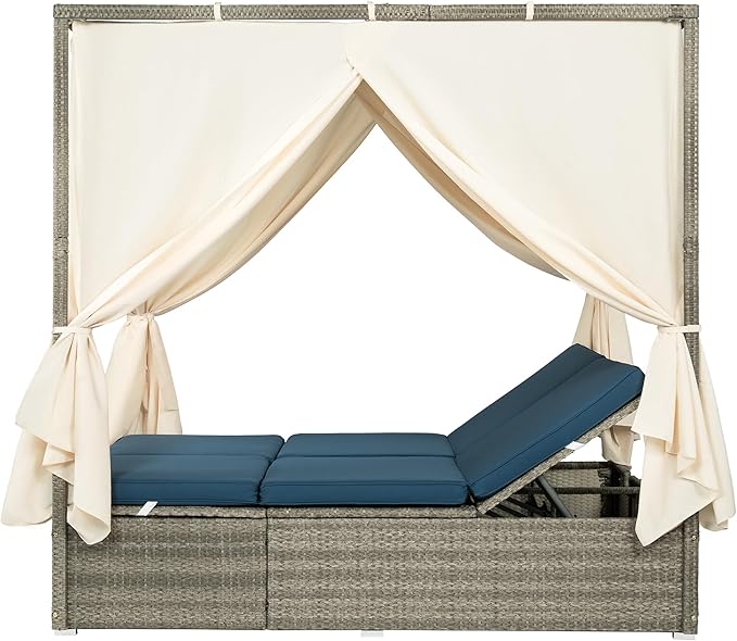 Wicker Metal Outdoor Pool Furniture - Image 5
