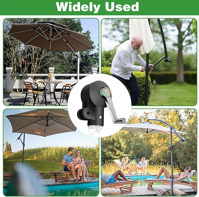 Cantilever Umbrella Parts, Adjustable Patio Umbrella Replacement Parts Umbrella - Image 7