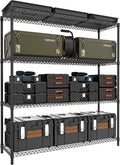 2800LBS 59" W 4 Tiers Storage Shelves Load, Metal Shelving Wire Metal Shelving by MEIGAOPLASTICANDMETALHKCOLIMITED