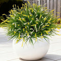 Artificial Faux Plants for Outdoor Spring Decoration, Fake Flowers Shrubs UV by Ammyoo