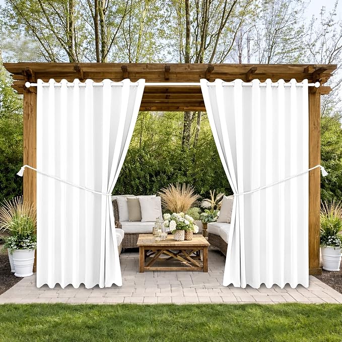 DIVA EN CAMINO DEC Outdoor Patio Curtain Waterproof Darkening Thermal Insulated by DivaenCamino