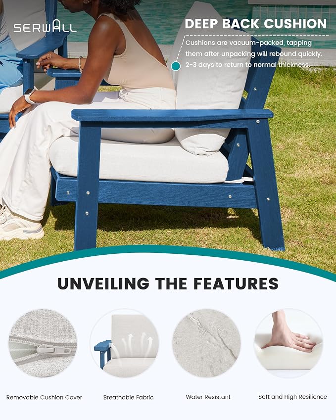 SERWALL Outdoor Loveseat - Image 3