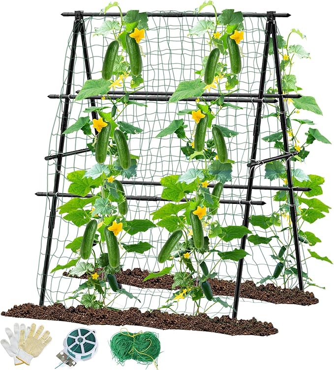 Cucumber Trellis, Metal Garden Trellis by MQHUAYU