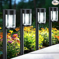 Mancra Solar Pathway Lights Outdoor, 10 Pack Metal & Glass Solar Lights Outdoor by Mancra