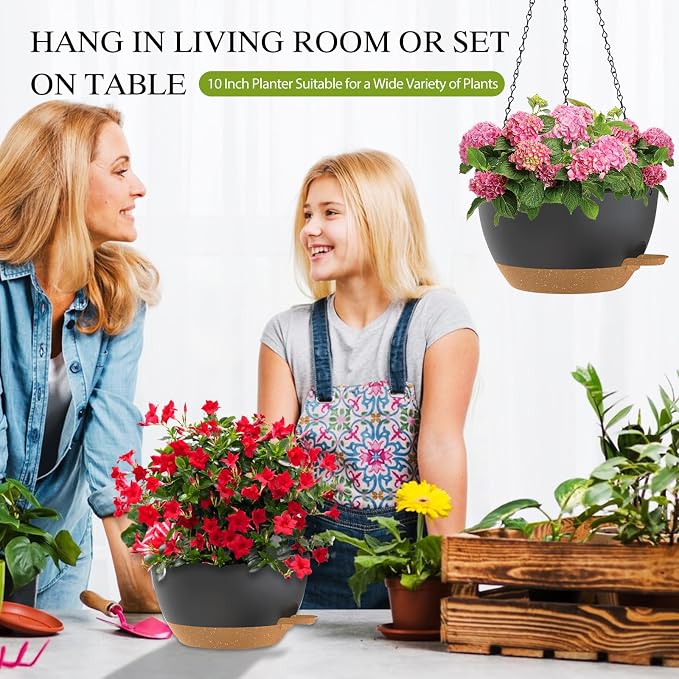10 Inch Hanging Baskets 2 PC - Image 6