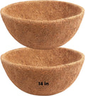 Y&M 2PCS 14" Round Coconut Fiber Liner Pre-Formed Replacement by YM