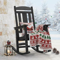 LUE BONA Rocking Chair Outdoor, Weather Resistant Poly Plastic Rocker Chairs by LUEBONA