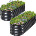 1MORE Galvanized Raised Garden Bed- Planter Garden Boxes Outdoor, Raised Beds by 1MORE
