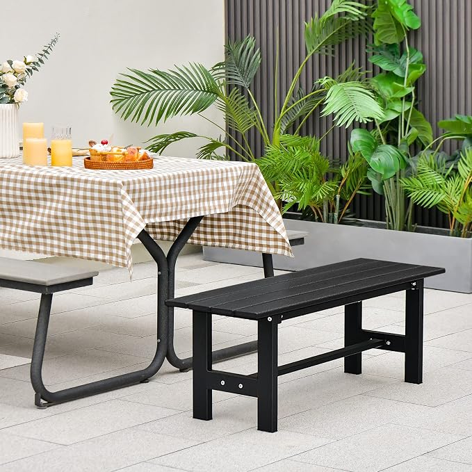 Giantex 2-Person Outdoor Bench Seat - Image 2