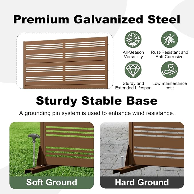Casaphoria Metal Privacy Screen Outdoor - Image 6