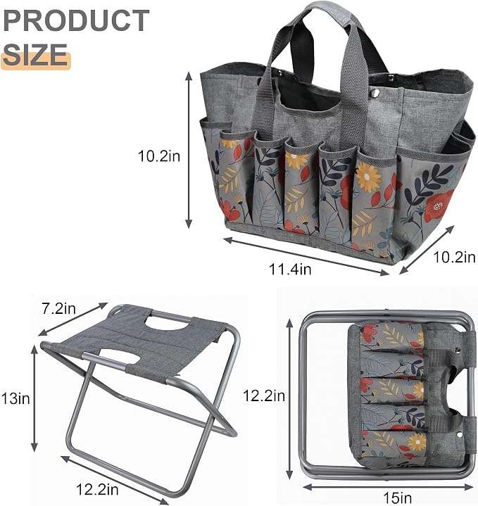 MDSTOP Folding Gardening Stool - Image 3