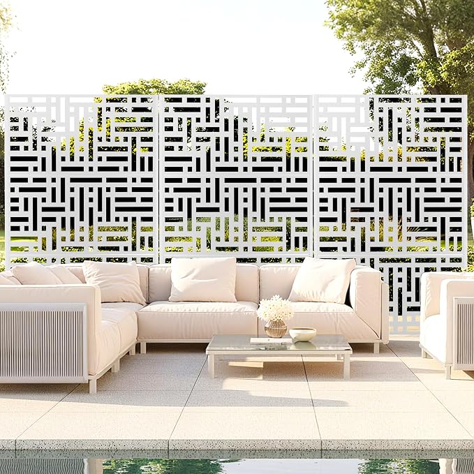 Outdoor Privacy Screen, Freestanding Privacy Fence Panels - Image 7