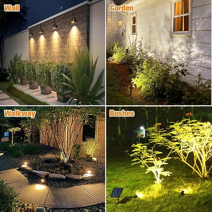 APONUO Metal Solar Spot Lights Outdoor - Image 3
