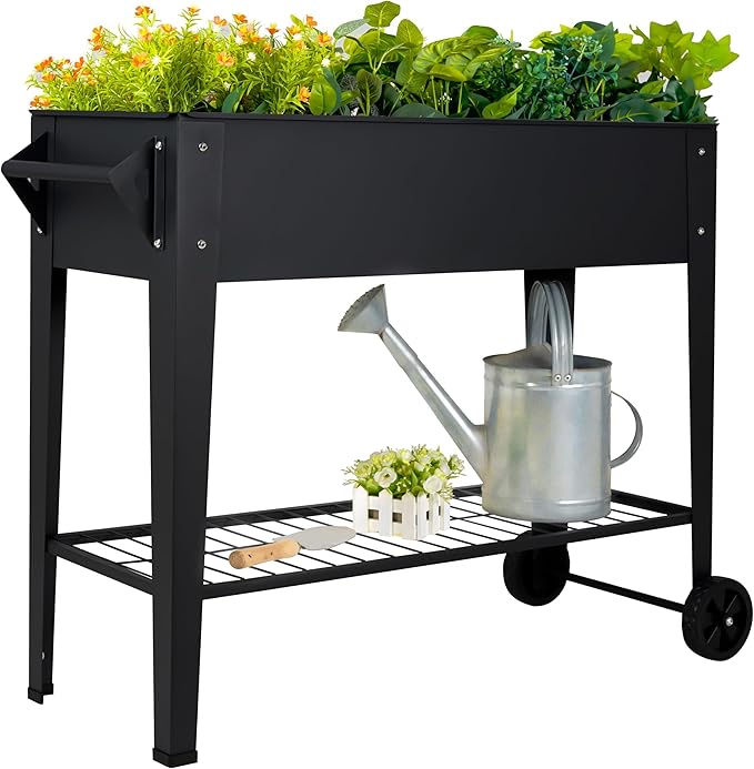 Elevate 32" Tall Raised Garden Bed Outdoor by LEETOLLA