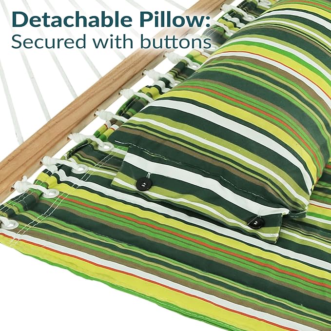 Sunnydaze Quilted Outdoor Hammock - Image 7