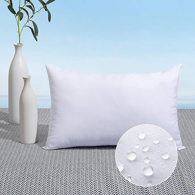 MIULEE 16x24 Pillow Insert Throw Pillow Insert, Outdoor Pillows Water-Resistant by MIULEE