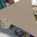 LOVE STORY Triangle 19'x19'x19' Waterproof Sun Shade Sail Canopy UV Block by LOVESTORY