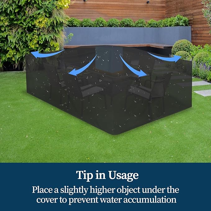 Easy-Going Patio Furniture Cover Waterproof Outdoor Rectangular Table Cover - Image 7