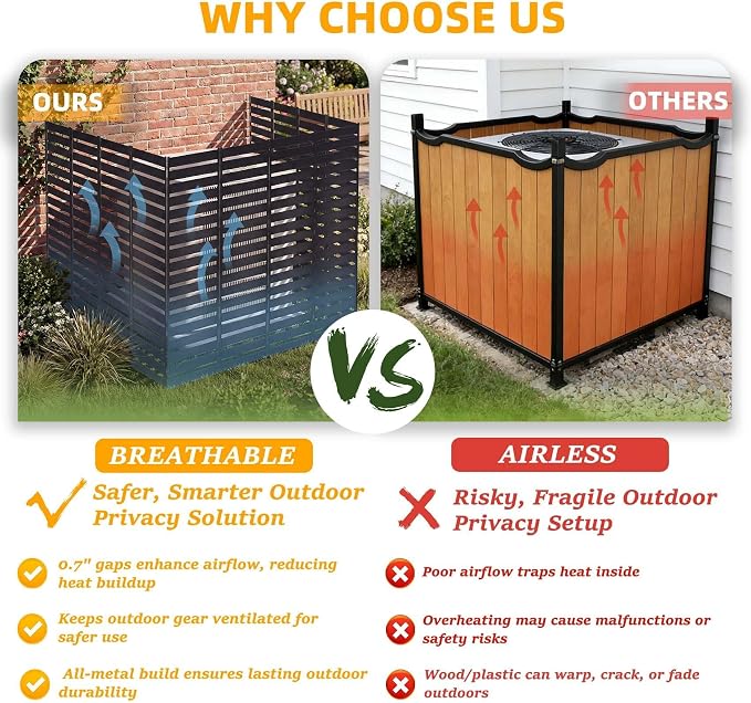 Metal Privacy Screen Outdoor - Image 3
