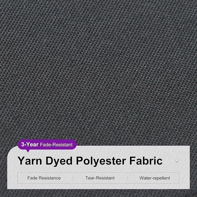 PURPLE LEAF 10 Feet Square Cantilever Umbrella Patio Umbrella - Image 6