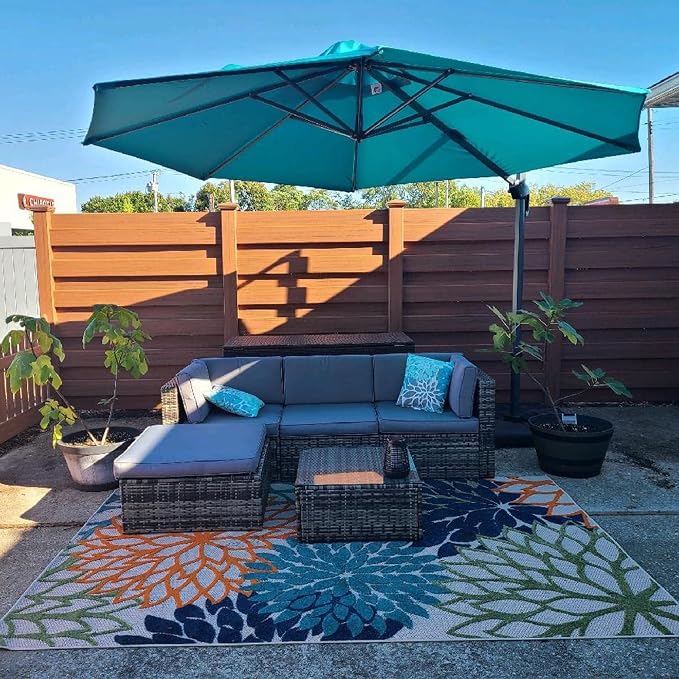 PURPLE LEAF 10 Feet Cantilever Umbrella - Image 8
