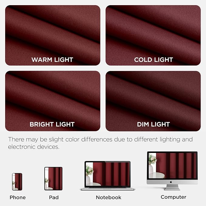 Joydeco Blackout Door Curtain for Doorway Privacy 84 Inches Long, Grommet - Image 8