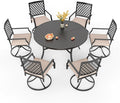 PHI VILLA 7 Pieces Outdoor Dining Set by PHIVILLAThepioneerofcomfortablehouseholdsupplies
