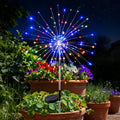 btfarm 1 Pack Solar Garden Lights Outdoor, 8 Modes Firework Lights Solar Powered by btfarmdecorativelighting