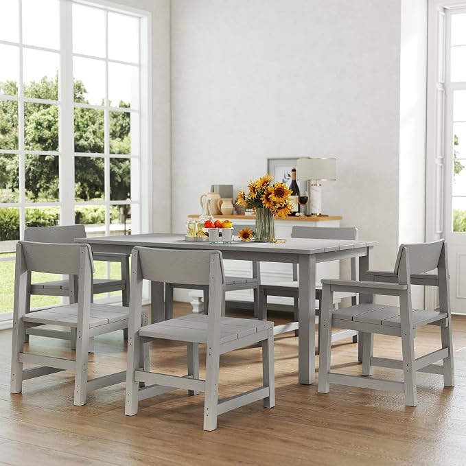 9 Piece Patio Dining Sets for 8 HIPS Outdoor Dining Table Set - Image 3