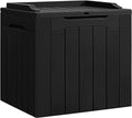 Flamaker Deck Box 31 Gallon Waterproof Resin Small Deck Box by Flamaker