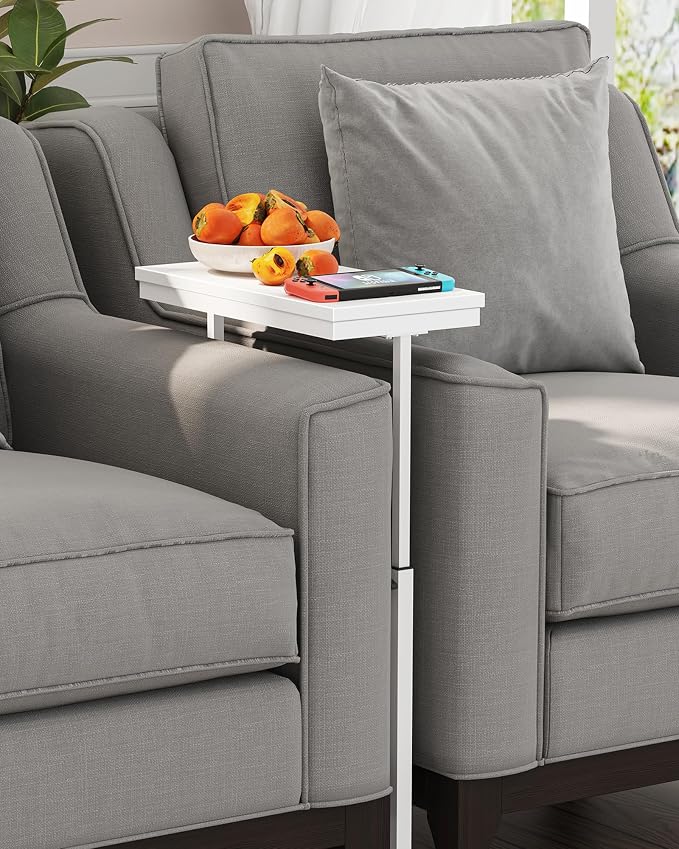 TUTOTAK End Table, Side Table, Tall Couch Table, Sofa Table, Living Room - Image 2