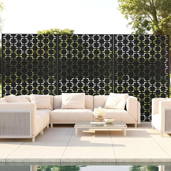 Outdoor Privacy Screen, Freestanding Privacy Fence Panels - Image 9