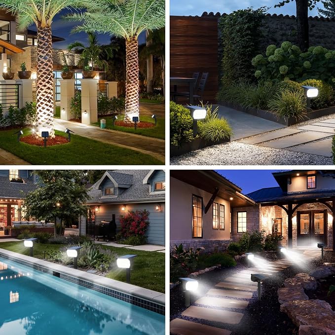 nipify 6 Pack Solar Lights Outdoor Waterproof, Motion Sensor Spot Lights 3 - Image 6