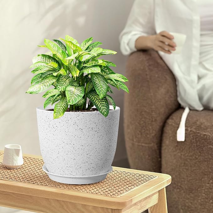 Large Flower Pots 12/10/9 inch, Plant Pots - Image 2