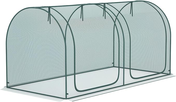 Outsunny 8' x 4' Crop Cage, Plant Protection Tent by Outsunny