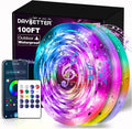 DAYBETTER 100 ft Outdoor Led Strip Lights Waterproof, Smart Light Strips by DAYBETTER