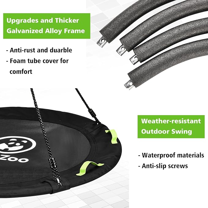 Tree Swing, 60 inch Larger Saucer Swing - Image 3