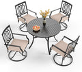 PHI VILLA 5 Pieces Outdoor Dining Set by PHIVILLAThepioneerofcomfortablehouseholdsupplies