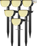 Solar Lights Outdoor Waterproof IP65, Solar Powered 76 LED 3 Lighting Modes by GKGG