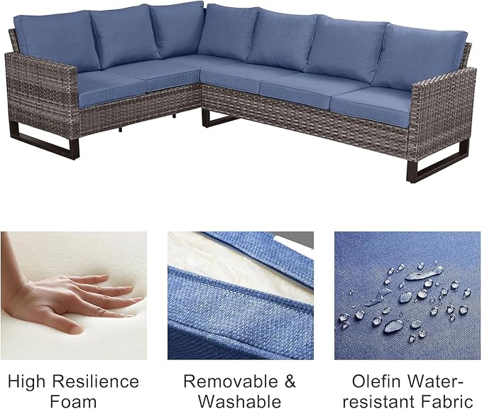 Patio Sectional Furniture Set - Image 9