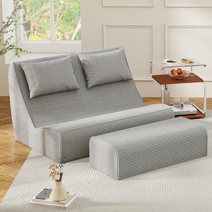 Giant Bean Bag Chair for Adults by SnugSofeeFoamSofa