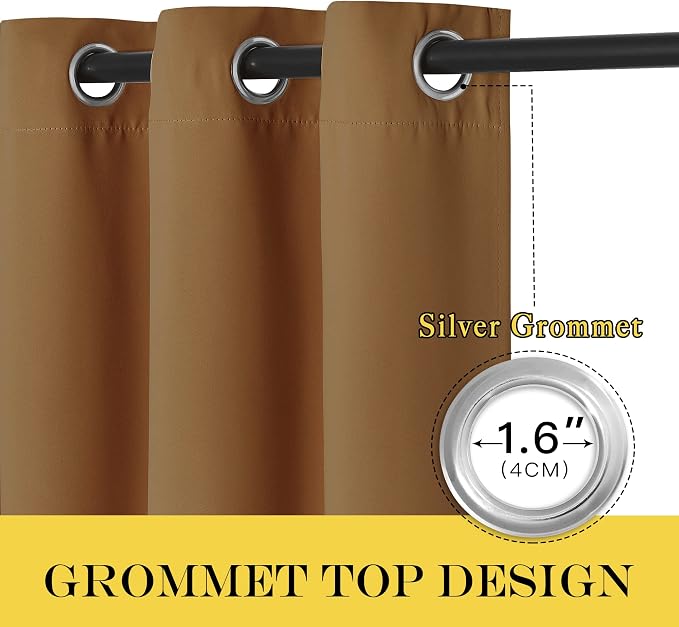 NICETOWN Blackout Curtains 120 inch Length - Image 6