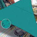 LOVE STORY Right Triangle 14'x14'x19.8' Waterproof Sun Shade Sail Canopy UV by LOVESTORY